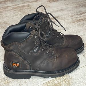 Timberland PRO Men's 6" Pit Boss Steel Toe Industrial Work Boot Size 7W Wide
